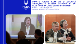 Іванна Климпуш-Цинцадзе та Вадим Галайчук взяли участь у дискусії щодо швидкості вступу України до ЄС