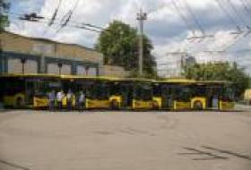 На городские маршруты в Киеве вышли новые современные низкопольные троллейбусы и автобусы