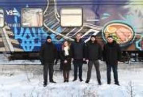 В Киевской области заработал автономный поезд-кухня