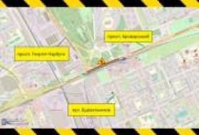 С 31 марта по 15 мая частично будут ограничивать движение транспорта по Броварскому проспекту (схема)