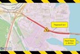 До 31 октября частично будут ограничивать движение по Южному мосту (схема)