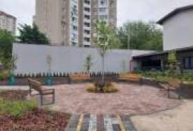 Безымянному скверу в Соломенском районе присвоили название «Памяти героев – спасателей»