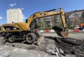 В Киеве начали капремонт проспекта Валерия Лобановского