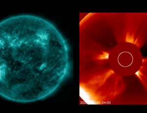 Мощный всплеск на Солнце вызвал перебои в радиосвязи