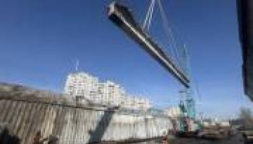 В столице идет капитальный ремонт путепровода на ул. Рональда Рейгана