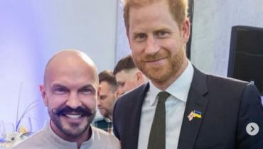 Суддя «МастерШеф» пригощав Гаррі в Києві улюбленою стравою Діани