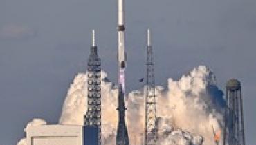 Blue Origin впервые поймала бустер ракеты после запуска