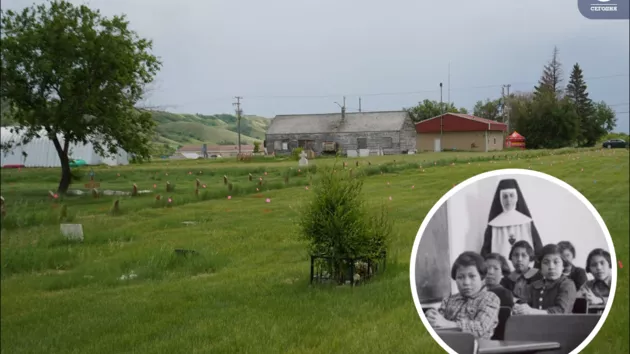 На месте школы в Канаде нашли безымянные могилы 751 ребенка