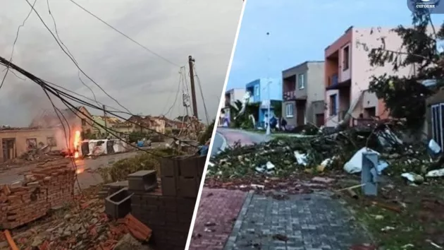 В Чехии мощный торнадо разрушил несколько сел: пять человек погибли, десятки раненых (видео)
