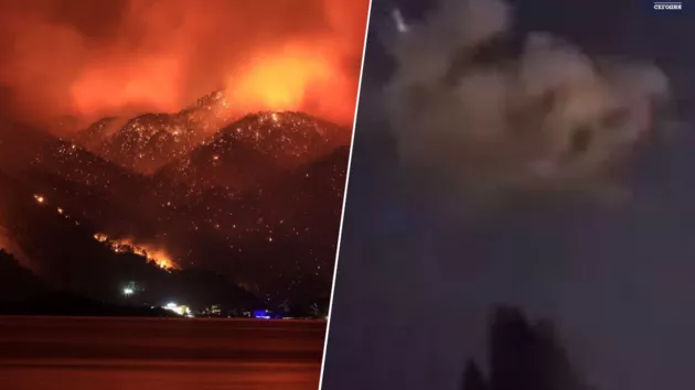 Вспышки озарили небо – в охваченной пожарами Турции упал метеорит (видео)