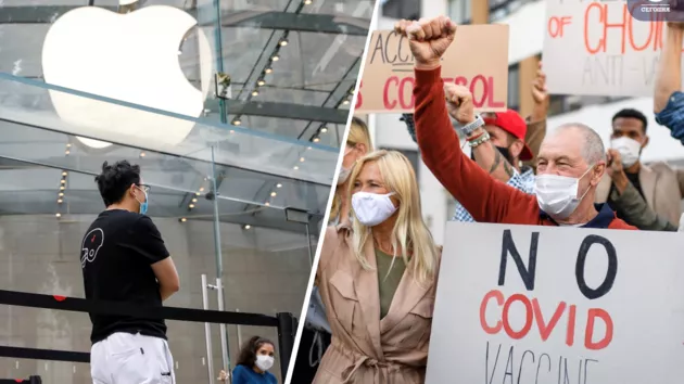 Противники вакцинации обвинили Apple в цензуре: что произошло